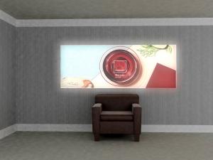 Wall-Mounted Lightbox